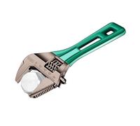 Short Handle Wrench - Compact Durable Hand Tool | Wide Opening Stubby Adjustable Wrenchs | Stubby Pipe Wrench for Plumbing Repairs Mechanical Work Home Garage and Professional Use