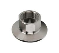 Short Hex 11/4 3/8 1/2 3/4 1 1-1/4 1-1/2 2 inch BSPT Female 0.5 1.5 2 2.5inch Tri Clamp Connector(DN20 3/4 BSPT K64-SUS304)