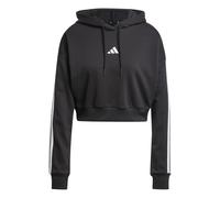 Short hooded sweatshirt women's French terry adidas Essentials 3-Stripes Noir S