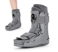 Short Inflatable Walker Boot for Broken Foot and Sprained Ankle Recovery, Orthopaedic Medical Cam Walker Brace with Air Pump for Stress Fracture and Achilles Tendonitis(L)