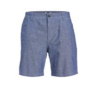 Jack & Jones Ace Summer Linen Blend Chino Shorts Grey M Men