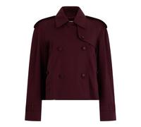 Short jacket with classic collar - female - Burberry - Double-Breasted Coats - Red - XS - Coats XS