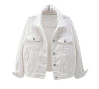 Short Jackets For Women Uk Elegant - Womens Short Black Denim Jacket - Summer Cardigans Long Sleeve And Buttoned Plus Size Denim Jacket Summercoat Size 22 Denimshirt Summercardigan Summercoats