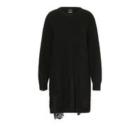Short Knit Dress with Lace - female - PINKO - Knitted Dresses - Black - M - Dresses M