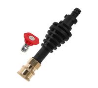 Short Lance Extension Rod Adapter with Nozzle, 150mm Length, WG610, WG611, WG629E, WG620 Portable Pressure Washer Wand Extension Rod Adapter for Car Wash Tools and Accessories