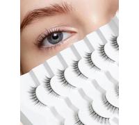 Short Lashes Natural Look Wispy Eyelashes Soft False Eyelash Fluffy Fake Small Cute Lash For Onlyall 7 Pairs HL50