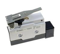 Short Lever Micro Limit Switch SPDT 250VAC 10A D4MC-1020 4Pcs