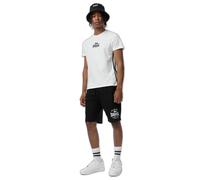 Lonsdale Men's Traprain Shorts, Black/White, XXL