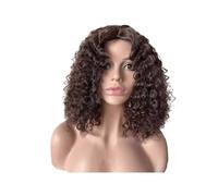 Short Loose Curly Wig Afro Synthetic Wig Natural Half Short Wigs For Black Bangs with Women Weave For Curly Fluffy Wigs Red