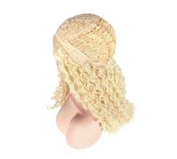 Short Loose Curly Wig Afro Synthetic Wig Natural Half Short Wigs For Black Weave Women Wigs with For Bangs Red Fluffy Curly