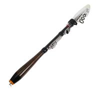 Short Lure Rod Telescopic 1.5 Meter Carbon Fishing Pole | Retractable Design, Comfortable Grip, Anti Slip Surface, High Strength Build, Mini Sea Rod for Outdoors Use