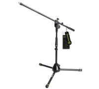 Short Microphone Stand with Folding Tripod Base and 2-Point Adjustment Boom - GR