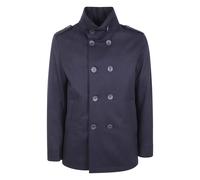Short Military Peacoat - male - Herno - Double-Breasted Coats - Blue - 2XL - Coats 2XL