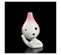 Short Mouth Colored Glaze Ice Cracked Ocarina 6 Hole Ceramic Ocarina Wind Instrument ocarina instrument (1)