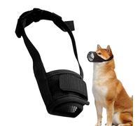 Short Mouth Dog Muzzle - Adjustable and Breathable Dog Snout in a Soft Fabric, Ideal for Small and Medium Dogs | Anti-Bite Network Muzle for Grooming, Walking, Screws