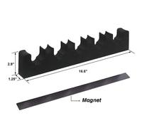 (Short, One size) Foam Gun Rack Multifunctional Portable Rifle Barrel Rest with Magnetic Strip Universal Indoor Outdoor Wall Mount EVA Gun Holder