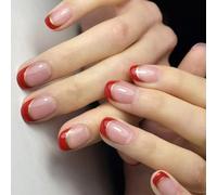 Short Oval Nails Tips Fake Nails Glues On Nails Stick On Nails Press On Nails Artificial False Nails For Womens And Girls