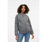 VERO MODA Women's Vmamber Elite Bomber Jacket Noos Bomber Jacket, Medium Grey Melange, M