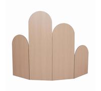 Short Partition Privacy Screen, Room Divider for Kindergarten and Dressing Rooms, Temporary Separator and Wall Decoration