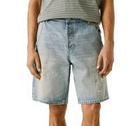 Pepe Jeans Helix Authentic Loose Tapered Fit Denim Shorts Blue 29 Men