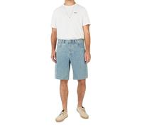 Pepe Jeans Helix Striped Loose Tapered Fit Denim Shorts Blue 38 Men