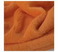 Short Pile Fun Faux Fur Fabric Material, 63 Colors Smooth Faux Fur Material Squares Soft Plush Craft and Hobby Fabric, Fluffy Fabric Craft Cut Strip for Sewing, Pet Beds, 50x50cm (Color : Orange 6)