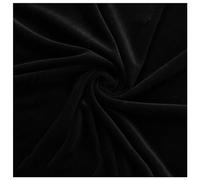 Short Pile Fun Faux Fur Fabric Material Squares, Faux Fur Fabric Fleece Fabric, Shaggy Faux Fur Fabric Fluffy for Sewing, Rugs, Pillows, DIY, Craft, Decoration, 40 Colors, 50x50cm (Color : Black)