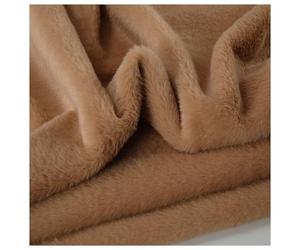 Short Pile Plain Fun Faux Fur Fabric Material, Soft Plush Faux Imitation Fur Material, for Costume, Cosplay, Art Crafts, Photography Backdrops, Home Decor, Toys, 50x160cm, 59 Colors (Color : Fawn-col
