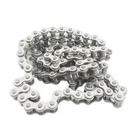 Short Pitch Roller Chain - Industrial Transmission Chain 304 Stainless Steel, Compatible With 1/4", 25H04C, 05B, RS35, 06C, 06B 3/8", RS40, 08A, 08B 1/2" Models(08A-RS40-1.5M)