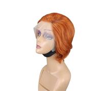 Short Pixie Straight Bob Wigs for Black Women 13 x4 x1 T Part Lace Frontal Wig for Daily Use Adds Volume(350#)