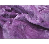 Short Plush Care Bear Faux Fur Fabric - Lilac, 1/8metre 50cm x 37cm