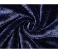 Short Plush Care Bear Faux Fur Fabric - Navy Blue (Precut - 1Mtr, 150cmx100cm)