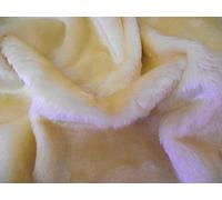 Short Plush Care Bear Faux Fur Fabric - Toffee, Sample - 10cmx10cm