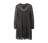 Short Printed Viscose Crepe Dress for Women COMMA Gris S