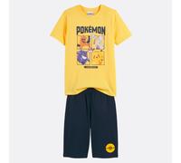 Short Pyjamas yellow/blue