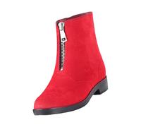 Short Rain For Women's Ankle Rainboot Garden Boot Ladies Rubber Outside Work With Comfort Shoes Women's Trainers High, red, 7 UK