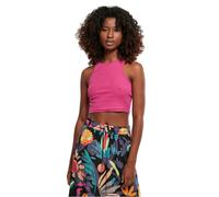 Short ribbed tank top for women Urban Classics Rose XS