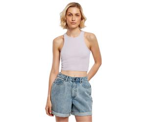 Short ribbed tank top Urban Classics GT Violet 4XL