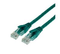 Short RJ 45 Ethernet Cat6 Network Cable 15cm Twisted Pair Patch Internet UTP Lan for Laptop Router PC Computer(Green,0.3m)
