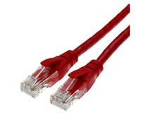 Short RJ 45 Ethernet Cat6 Network Cable 15cm Twisted Pair Patch Internet UTP Lan for Laptop Router PC Computer(Red,0.2m)