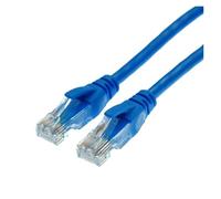 Short RJ 45 Ethernet Cat6 Network Cable 15cm Twisted Pair Patch Internet UTP Lan for Laptop Router PC Computer(Blue,0.3m)