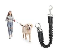 Short Shock Absorber Dog Lead, Bungee Dog Leash Extension, Elastic Buffer Extension Leash, Shock Absorbing Lead Extender for Small Dogs Medium Dogs, Prevent Injury on Arm and Shoulder