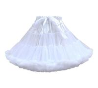 Short Skirt Fluffy Petticoat Women's Crinoline Petticoat Skirts Chiffon Tulle Skirts Underskirt Ballet Dress Puffy Party Cosplay Costume