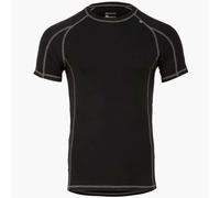 Highlander Bamboo 190 Mens Short Sleeve Top Antibacterial Soft Gym Shirt Black