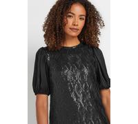 Short Sleeve Blouse M&Co Black 18