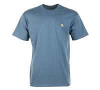 Carhartt WIP Mens Loose Fit Chase T-Shirt - Colour: 3XFXX Icesheet/Gold - Size: Medium