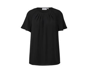 Short Sleeve Chiffon Blouse Women COMMA Noir 34