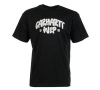 Short Sleeve Cloud Script T Shirt Black, Medium