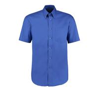 Short Sleeve Corporate Oxford Shirt Kustom Kit Blue 23 in