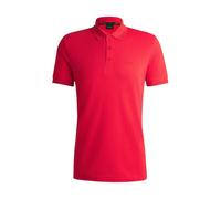 Short Sleeve Cotton Polo Shirt - male - Boss - Polo Shirts - Red - M - Tops M